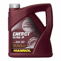 MANNOL 7906 масло мот. синт. Energy Ultra JP 5W-20 API SN 4л